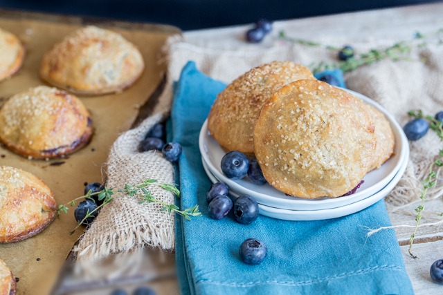 Whole Wheat Blueberry Hand Pies